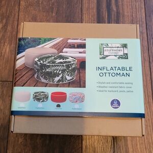 New - Inflatable Ottoman for backyards, pools, patios and more. UV protected